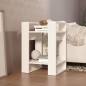 vidaXL Estantería/divisor de espacios madera pino blanco 41x35x57 cm vidaXL Estantería/divisor de espacios madera pino blanco 41x35x57 cm
