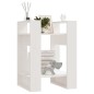 vidaXL Estantería/divisor de espacios madera pino blanco 41x35x57 cm vidaXL Estantería/divisor de espacios madera pino blanco 41x35x57 cm