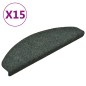 vidaXL Alfombrilla autoadhesiva de escalera 15 uds 65x21x4 cm verde vidaXL Alfombrilla autoadhesiva de escalera 15 uds 65x21x4 cm verde