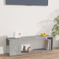 vidaXL Mueble para TV madera contrachapada gris hormigón 100x24x32 cm