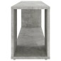 vidaXL Mueble para TV madera contrachapada gris hormigón 100x24x32 cm