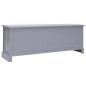 vidaXL Mueble para TV madera de paulownia gris oscuro 108x30x40 cm vidaXL Mueble para TV madera de paulownia gris oscuro 108x30x40 cm