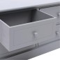 vidaXL Mueble para TV madera de paulownia gris oscuro 108x30x40 cm vidaXL Mueble para TV madera de paulownia gris oscuro 108x30x40 cm