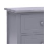 vidaXL Mueble para TV madera de paulownia gris oscuro 108x30x40 cm vidaXL Mueble para TV madera de paulownia gris oscuro 108x30x40 cm