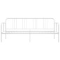 vidaXL Estructura de sofá cama de metal blanco 90x200 cm vidaXL Estructura de sofá cama de metal blanco 90x200 cm