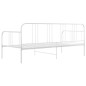 vidaXL Estructura de sofá cama de metal blanco 90x200 cm vidaXL Estructura de sofá cama de metal blanco 90x200 cm
