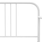 vidaXL Estructura de sofá cama de metal blanco 90x200 cm vidaXL Estructura de sofá cama de metal blanco 90x200 cm