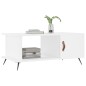 vidaXL Mesa de centro madera contrachapada blanco 90x50x40 cm vidaXL Mesa de centro madera contrachapada blanco 90x50x40 cm