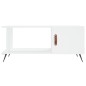 vidaXL Mesa de centro madera contrachapada blanco 90x50x40 cm vidaXL Mesa de centro madera contrachapada blanco 90x50x40 cm
