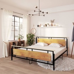vidaXL Estructura de cama de metal 200x200 cm