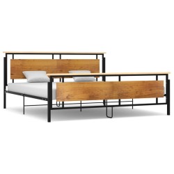 vidaXL Estructura de cama de metal 200x200 cm
