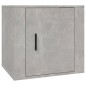 vidaXL Mesitas de noche 2 unidades color gris hormigón 50x39x47 cm vidaXL Mesitas de noche 2 unidades color gris hormigón 50x39x47 cm