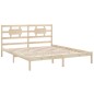 vidaXL Estructura de cama de madera maciza de pino 160x200 cm vidaXL Estructura de cama de madera maciza de pino 160x200 cm