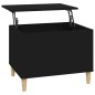 vidaXL Mesa de centro madera contrachapada negro 60x44,5x45 cm vidaXL Mesa de centro madera contrachapada negro 60x44,5x45 cm