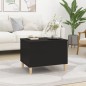 vidaXL Mesa de centro madera contrachapada negro 60x44,5x45 cm vidaXL Mesa de centro madera contrachapada negro 60x44,5x45 cm
