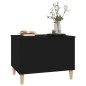 vidaXL Mesa de centro madera contrachapada negro 60x44,5x45 cm vidaXL Mesa de centro madera contrachapada negro 60x44,5x45 cm