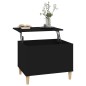 vidaXL Mesa de centro madera contrachapada negro 60x44,5x45 cm vidaXL Mesa de centro madera contrachapada negro 60x44,5x45 cm