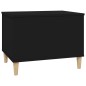 vidaXL Mesa de centro madera contrachapada negro 60x44,5x45 cm vidaXL Mesa de centro madera contrachapada negro 60x44,5x45 cm
