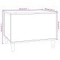 vidaXL Mesa de centro madera contrachapada negro 60x44,5x45 cm vidaXL Mesa de centro madera contrachapada negro 60x44,5x45 cm