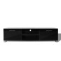 vidaXL Mueble de TV negro brillo 120x40,5x35 cm vidaXL Mueble de TV negro brillo 120x40,5x35 cm