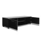 vidaXL Mueble de TV negro brillo 120x40,5x35 cm vidaXL Mueble de TV negro brillo 120x40,5x35 cm