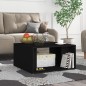 vidaXL Mesas de centro 4 pzas madera contrachapada negro 33x33x33 cm vidaXL Mesas de centro 4 pzas madera contrachapada negro 33x33x33 cm