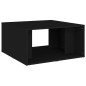 vidaXL Mesas de centro 4 pzas madera contrachapada negro 33x33x33 cm vidaXL Mesas de centro 4 pzas madera contrachapada negro 33x33x33 cm