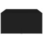 vidaXL Mesas de centro 4 pzas madera contrachapada negro 33x33x33 cm vidaXL Mesas de centro 4 pzas madera contrachapada negro 33x33x33 cm
