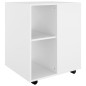 vidaXL Armario con ruedas madera contrachapada blanco 60x53x72 cm vidaXL Armario con ruedas madera contrachapada blanco 60x53x72 cm