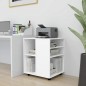 vidaXL Armario con ruedas madera contrachapada blanco 60x53x72 cm vidaXL Armario con ruedas madera contrachapada blanco 60x53x72 cm