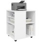 vidaXL Armario con ruedas madera contrachapada blanco 60x53x72 cm vidaXL Armario con ruedas madera contrachapada blanco 60x53x72 cm