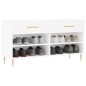 vidaXL Banco zapatero madera de ingeniería blanco 102x35x55 cm vidaXL Banco zapatero madera de ingeniería blanco 102x35x55 cm