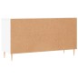 vidaXL Banco zapatero madera de ingeniería blanco 102x35x55 cm vidaXL Banco zapatero madera de ingeniería blanco 102x35x55 cm