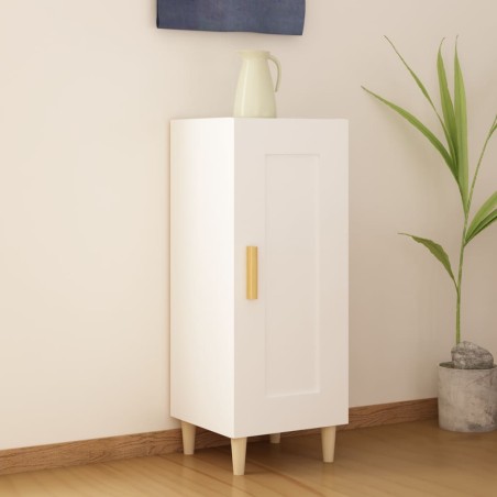 vidaXL Aparador madera de ingeniería blanco 34,5x34x90 cm