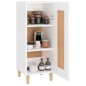 vidaXL Aparador madera de ingeniería blanco 34,5x34x90 cm vidaXL Aparador madera de ingeniería blanco 34,5x34x90 cm
