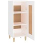 vidaXL Aparador madera de ingeniería blanco 34,5x34x90 cm vidaXL Aparador madera de ingeniería blanco 34,5x34x90 cm