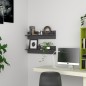 vidaXL Estante de pared 2 uds contrachapado gris brillo 80x11,5x18 cm vidaXL Estante de pared 2 uds contrachapado gris brillo 80x11,5x18 cm