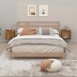vidaXL Mesitas de noche de pared 2 uds color roble ahumado 50x30x47 cm vidaXL Mesitas de noche de pared 2 uds color roble ahumado 50x30x47 cm