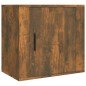 vidaXL Mesitas de noche de pared 2 uds color roble ahumado 50x30x47 cm vidaXL Mesitas de noche de pared 2 uds color roble ahumado 50x30x47 cm