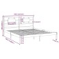 vidaXL Estructura de cama madera maciza 180x200 cm vidaXL Estructura de cama madera maciza 180x200 cm