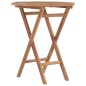 vidaXL Mesa plegable de jardín madera maciza de teca 60x60x75 cm 
