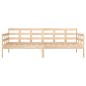 vidaXL Sofá cama madera maciza de pino 90x190 cm