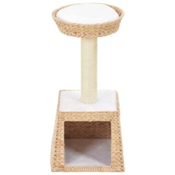 vidaXL Rascador para gatos de hierba marina con poste de sisal 