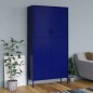 vidaXL Armario de acero azul oscuro 90x50x180 cm vidaXL Armario de acero azul oscuro 90x50x180 cm