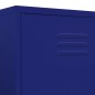 vidaXL Armario de acero azul oscuro 90x50x180 cm vidaXL Armario de acero azul oscuro 90x50x180 cm