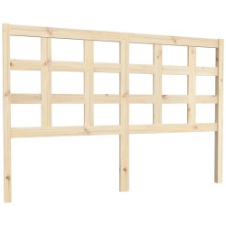 vidaXL Cabecero de cama madera maciza de pino 145,5x4x100 cm