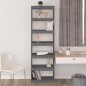 vidaXL Estantería/divisor de espacios madera pino gris 60x30x199,5 cm