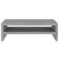 vidaXL Soporte de monitor madera contrachapada gris Sonoma 42x24x13 cm