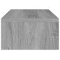 vidaXL Soporte de monitor madera contrachapada gris Sonoma 42x24x13 cm