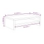 vidaXL Soporte de monitor madera contrachapada gris Sonoma 42x24x13 cm